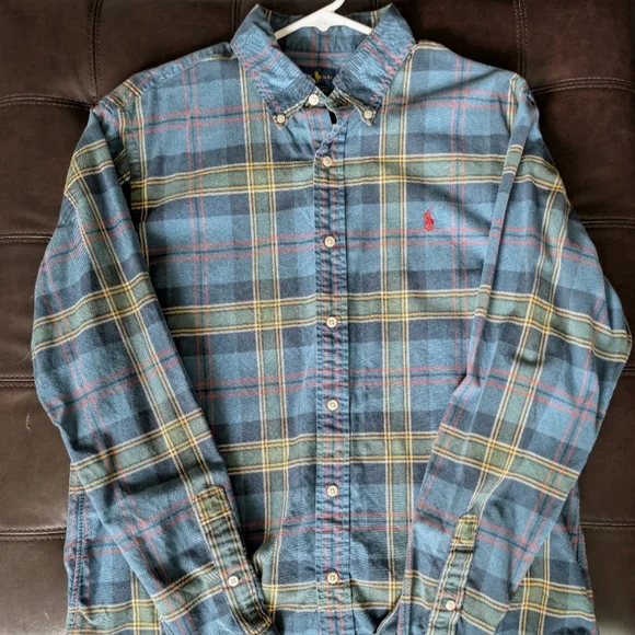 Polo Ralph Lauren Custom Fit Long Sleeve Button Down Size L - Picture 1 of 3